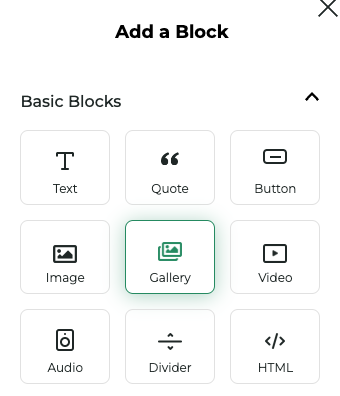 Add gallery