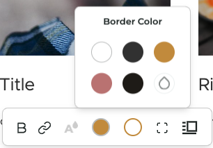 Button border color