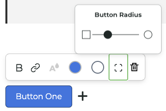 Button border radius