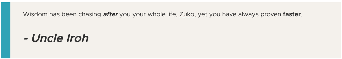 Quote Block